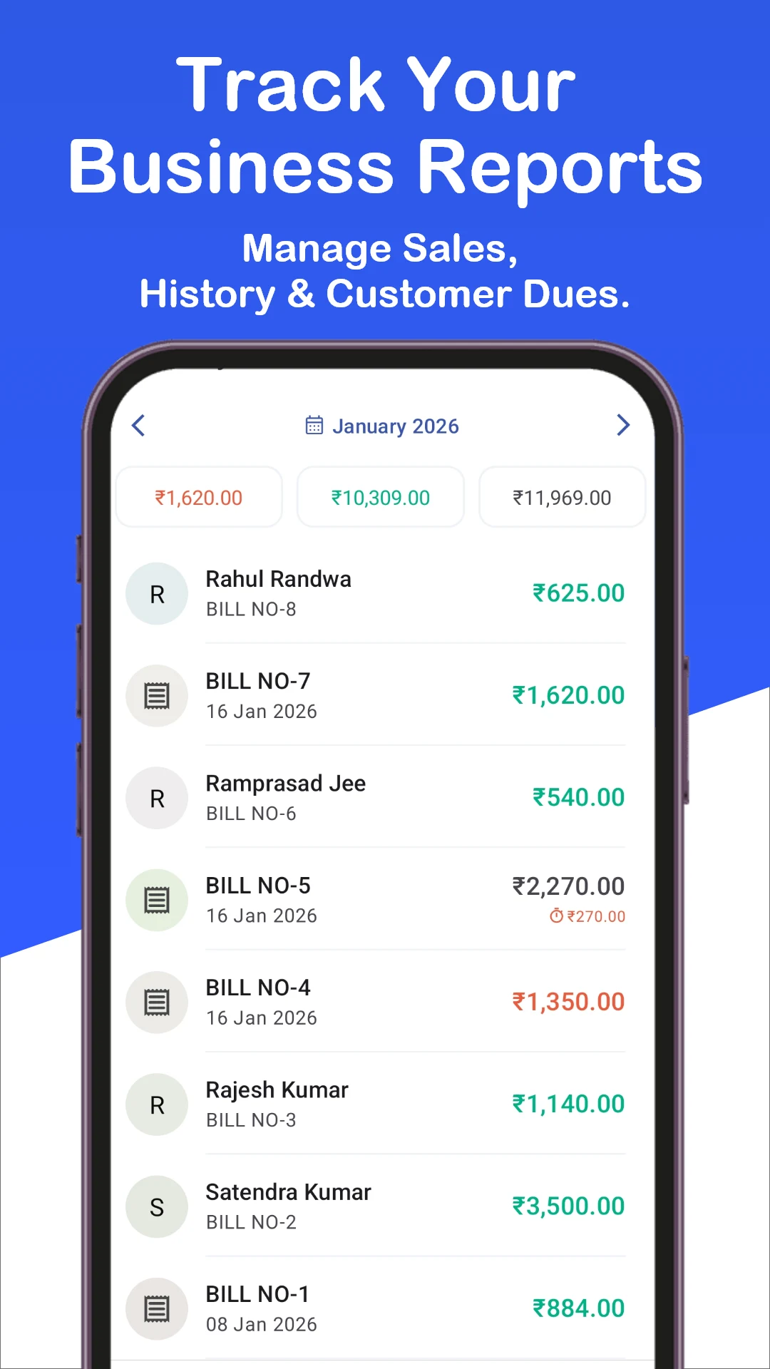 BillX: Invoice & Bill Book App screenshot